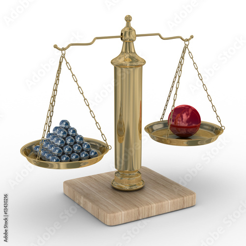 leadership concept on a white background. Isolated 3D image