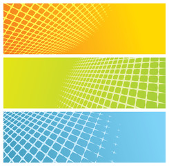 abstract grid banners (headers)