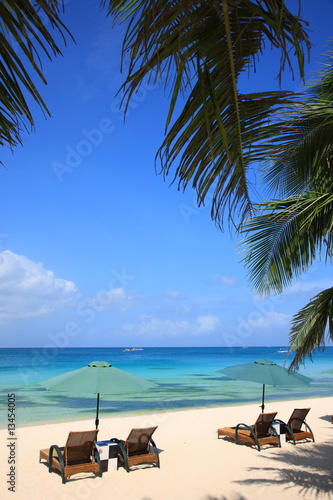 Foto-Schiebevorhang (ohne Schiene) - Beach Resort (von jedi-master)