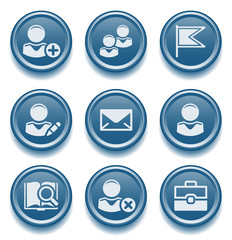 Sticker - Button icon set 1