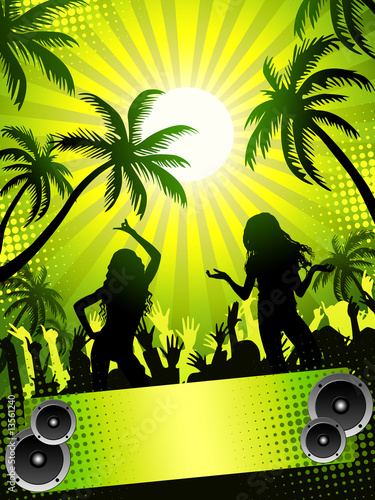 Summer disco. Summer disco