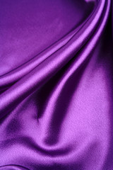 Wall Mural - Lines in purple silk fabric