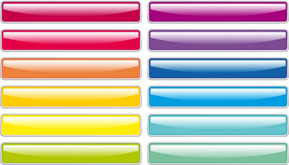 Glass buttons