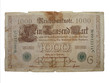 1910 German 1000 frank banknote