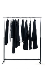 Wall Mural - Fashion clothing rack display