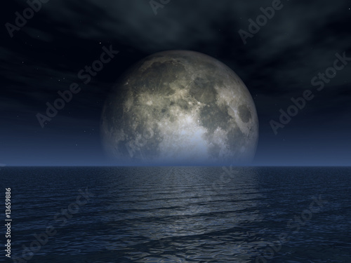 Naklejka samoprzylepna Luna