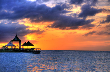 Wall Mural - Pier at Montego Bay, Jamaica, Carribean