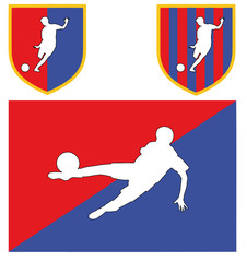 colori sociali calcio rosso blu