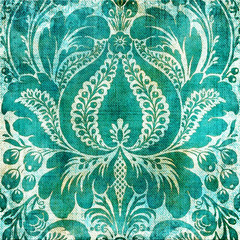 Wall Mural - turquoise background