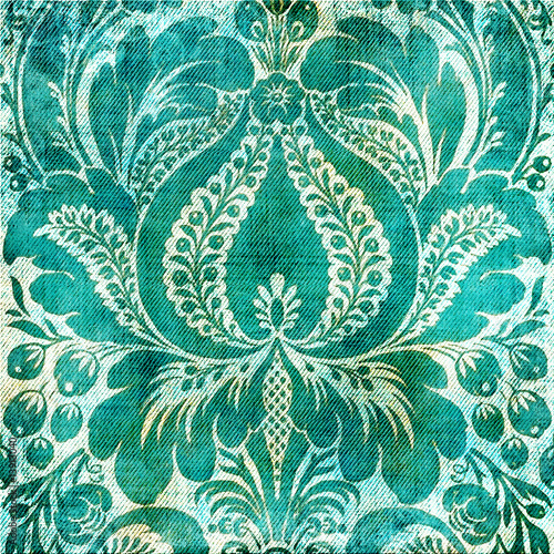 Obraz w ramie turquoise background