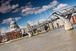 St. Paul's Cathedral and the Millennium Bridge