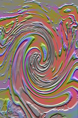  Multi-coloured swirling abstract