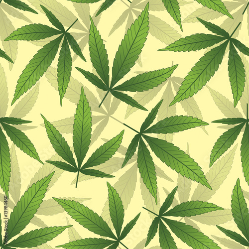 Fototapeta do kuchni marijuana