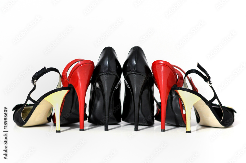 chaussures talons aiguilles - obrazy, fototapety, plakaty 