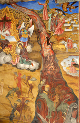  Bible scene mural painting