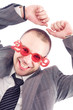 © Andreea Ardelean - Young businessman with 2009 party glasses