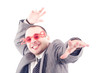 © Andreea Ardelean - Young businessman with 2009 party glasses