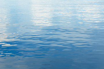 background of blue rippled water