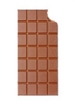 Fototapeta  - Bitten chocolate bar