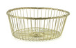 Old silver plated wire basket