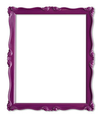 Wall Mural - Purple picture frame