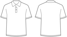 Polo Shirt – Front And Back View