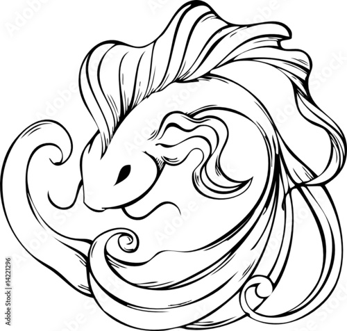 Download Koi Fish Tattoo Stock Vector Adobe Stock