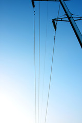 electric wire in sky