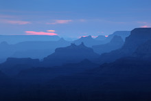 Grand Canyon View At Twilight