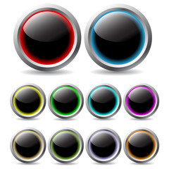 Glowing buttons