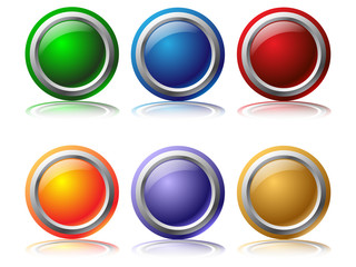 Glossy web buttons