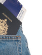 Back Pocket  - Passport & Ticket