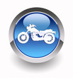 Motorcycle glossy icon