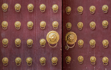 Poster - ancient chinese door