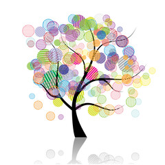 Sticker - Art tree fantasy