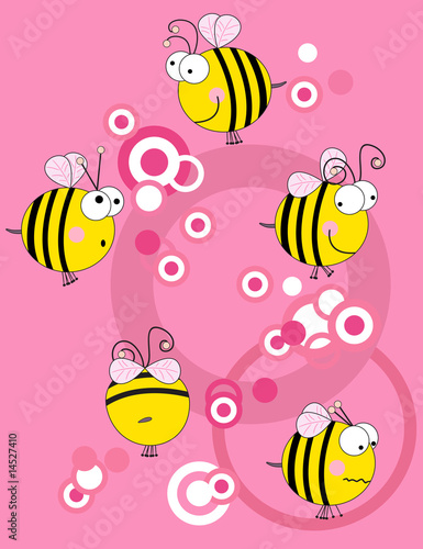 Foto-Plissee - bees set (von waterlilly)