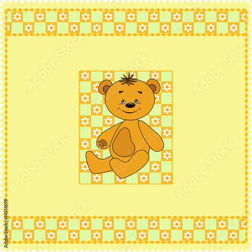 Foto-Plissee - Baby seamless. Bears. Vector  illustration. (von Margo)
