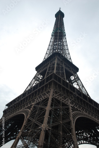 Obraz na płótnie canvas czteroczęściowy "tetraptyk" Eiffel