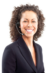 Wall Mural - Call Center Operator