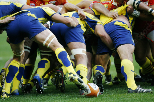 Plakat na papierze fotorealistycznym Rugby