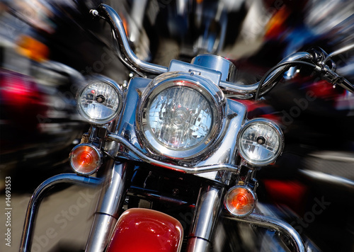 Naklejka samoprzylepna Motocykl