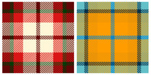 Detailed Illustration Of Plaid Textures Swatches-group One