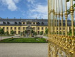 Herrenhäuser Gärten, Goldenes Tor und Galeriegebäude. Hannover, Deutschland