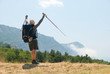 © Anton Gvozdikov - Hiker on a peak