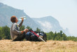 © Anton Gvozdikov - Tired hiker drinks water