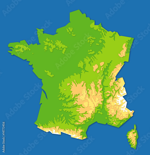 carte du relief de la france Carte du relief de la france = France map Buy this stock vector carte du relief de la france Carte du relief de la france = France map Buy this stock vector