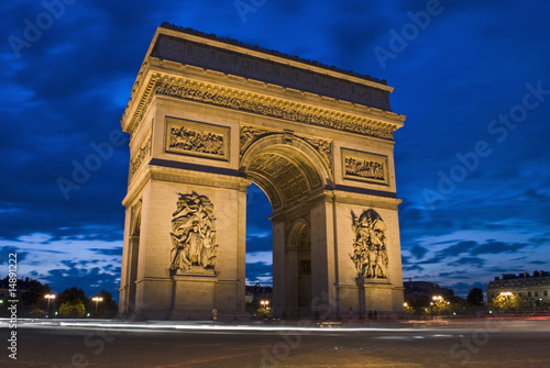 Foto-Fahne - Arc de Triomphe (von Thomas Leiss)