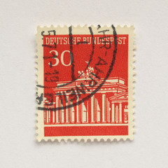 Wall Mural - German stamp