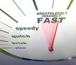 speedometer - slow to insanely fast