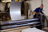 Fototapeta  - Metal tube fabrication